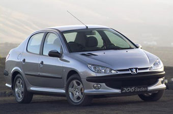 Peugeot 206 Sedan.  Peugeot