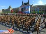 Москва, парад Победы, 9 мая 2010 года