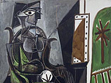 Картина Пабло Пикассо "Женщина у окна", на которой живописец изобразил свою подругу Марию-Терезу Вальтер, которая экспонируется сейчас в Москве, выставят на торги Sotheby's в Нью-Йорке 5 ноября за $15-20 млн
