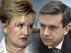 Любовь Слиска и Михаил Зурабов, кадры телеканала "Россия", архив