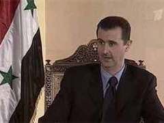 Президент Сирии Башар Асад. Кадр "Первого канала"