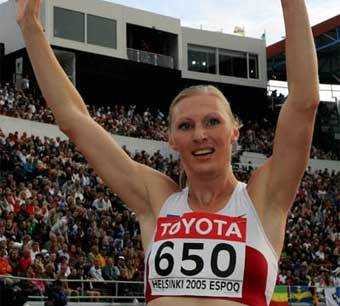 Юлия Печенкина. Фото с сайта федерации легкой атлетики России