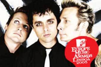 Green Day. Фото с сайта MTV Europe