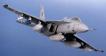 Истребитель F/A-18E/F. Фото с сайта fas.org