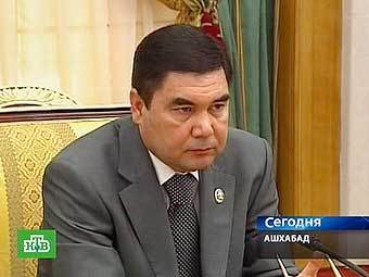 Гурбангулы Бердымухаммедов. Кадр телеканала НТВ.