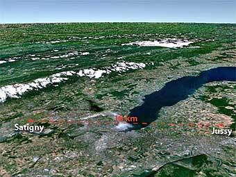   (Satigny)   (Jussy).  NASA