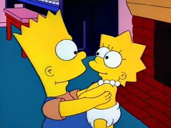 Кадр из эпизода "Lisa's First Word" мультсериала The Simpsons  Кадр из эпизода "Lisa's First Word" мультсериала The Simpsons