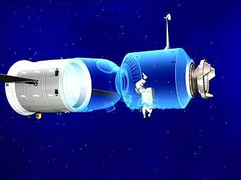 Компьютерная модель "Шеньчжоу-VII". Фото с сайта interspacenews.com Компьютерная модель "Шеньчжоу-VII". Фото с сайта interspacenews.com