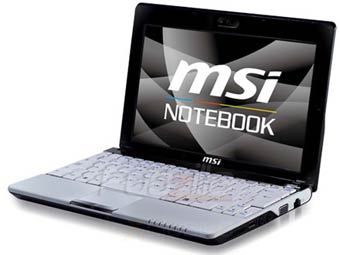 MSI Wind U120. Фото MSI