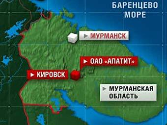 Район происшествия. Графика телеканала "Вести 24" 