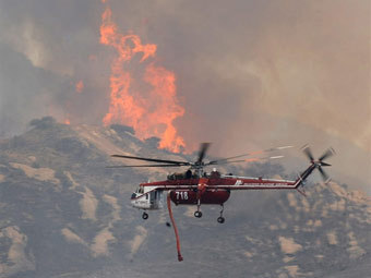 Лесные пожары в Калифорнии. Фото ©AFP