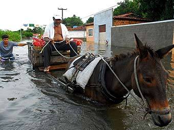 Последствия наводнения в Бразилии. Фото ©AFP