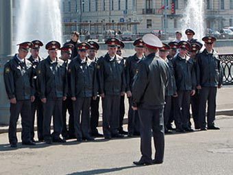 Московские милиционеры. Фото Александра Котомина, "Лента.Ру"