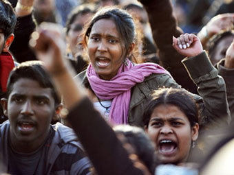 Демонстрация тамилов в Париже. Фото ©AFP