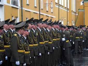 Военнослужащие кремлевского полка. Фото с сайта ppolk.ru