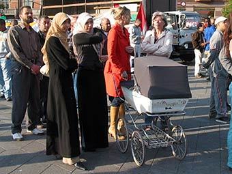 Мусульманки в Копенгагене. Фото ©AFP
