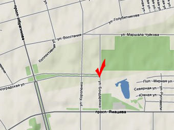 Район происшествия. Карта с сайта Google Maps 