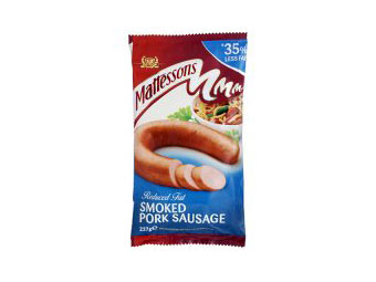 Упаковка сосисок Mattessons. Иллюстрация с сайта britishcornershop.co.uk