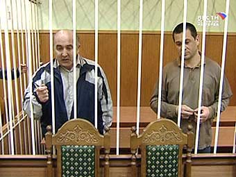 Макшарип Хидриев (справа). Кадр телеканала "Россия"
