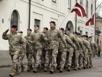 Латвийские военные. Фото с сайта mod.gov.lv