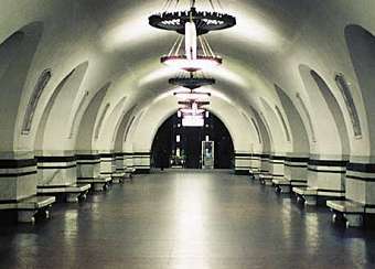 Станция метро ''Алексеевская''. Фото с авторского сайта Артемия Лебедева, www.metro.ru