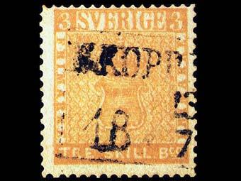  Treskilling Yellow.    famousstamps.org 