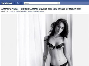   Armani      Facebook 