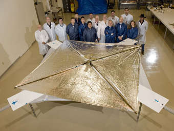    NanoSail-D        .  NASA/MSFC/D. Higginbotham