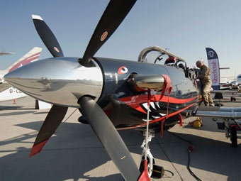 Hawker Beechcraft T-6C Texan II.  Reuters