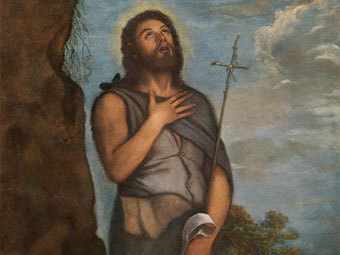 Фрагмент картины "Иоанн Креститель". Тициан