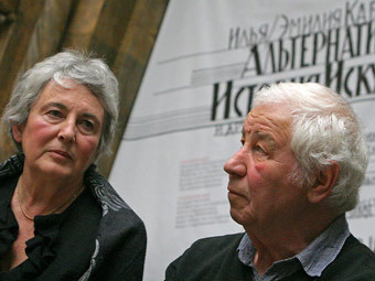 Эмилия и Илья Кабаковы. Фото "Ленты.Ру"