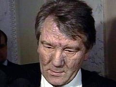 Виктор Ющенко. Кадр телеканала НТВ, архив
