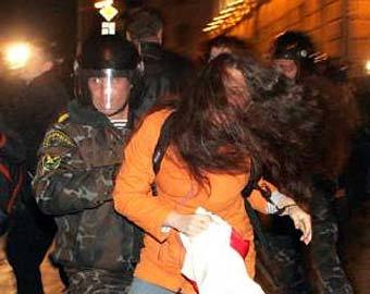 Несанкционированный митинг в Минске. Фото Reuters, архив